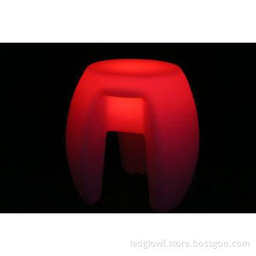 Custom Red Illuminous LED Bar Furniture Chair With IR / RF
